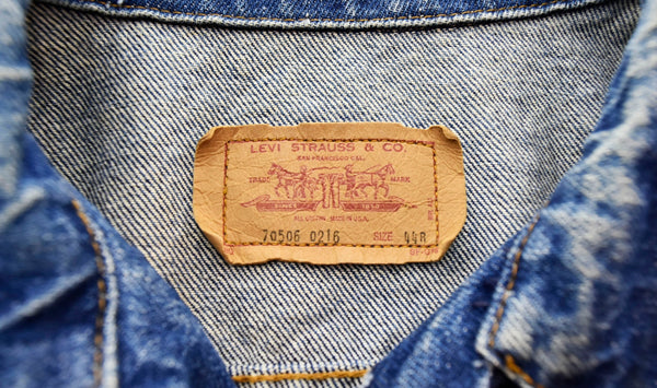 リーバイス Levi's 80's USA製 Denim Trucker Jacket デニムジャケット 青 70506-0216 44 ジャケット ブルー 103MT-1123