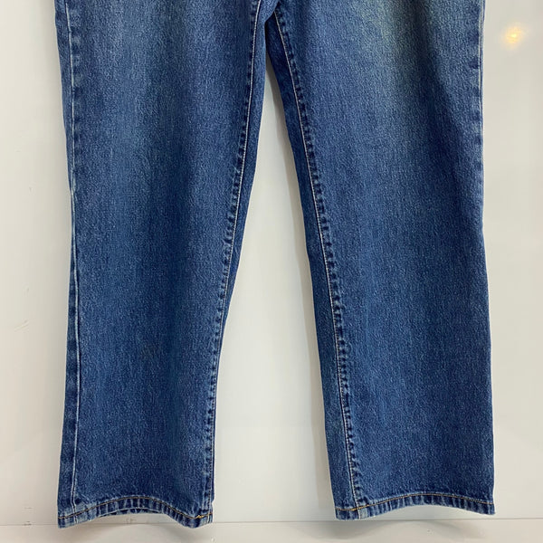 【曜日割引対象外】 ダブルアールエル RRL テーパード デニムパンツ USA製 R004 デニム ブルー 38/31サイズ 201MB-980 VB