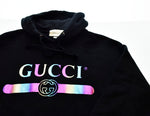 グッチ GUCCI 19SS Aurora Pullover オーロラ プルオーバー レインボー ロゴ LOGO  475374 XJAPA パーカ ブラック Sサイズ 103MT-1731