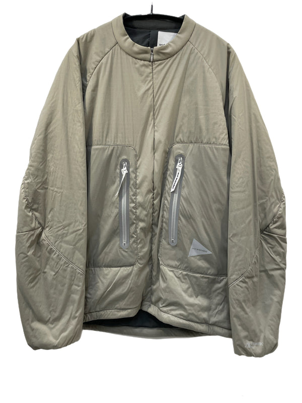 アンドワンダー and wander 18AW ポーラテックアルファジャケット AW83-FT634 3 グレー 601MT-30