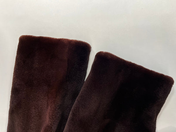 サガミンク SAGA MINK ROYAL ロイヤル ショート丈 毛皮コート ファージャケット 丸ボタン  ジャケット ブラウン フリーサイズ サイズF 101LT-232