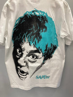 サプール SAPEur MASATOSHI HAMADA Mintblue 浜田雅功 プリントTシャツ 半袖カットソー A0023-007 Tシャツ ホワイト Lサイズ 101MT-2909