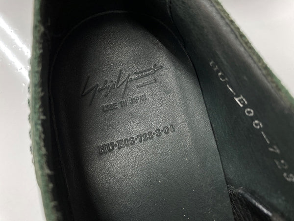 ヨウジヤマモト Yohji Yamamoto POUR HOMME DRESS SHOES ドレス シューズ レースアップ ストレートチップ 革靴 短靴 黒 HU-E06-723 メンズ靴 ブーツ その他 カーキ 27cm 104S-976