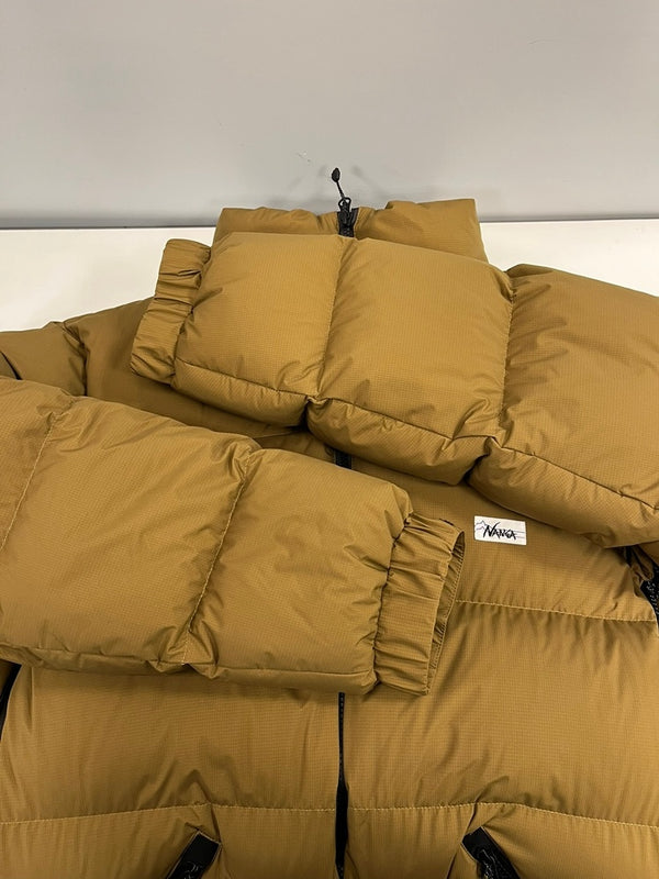 ナンガ NANGA 最強ダウン WHITE LABEL MOONLOID EXCLUSIVE ホワイトレーベル　ダウンジャケット 茶 XXL ジャケット ベージュ 101MT-5424