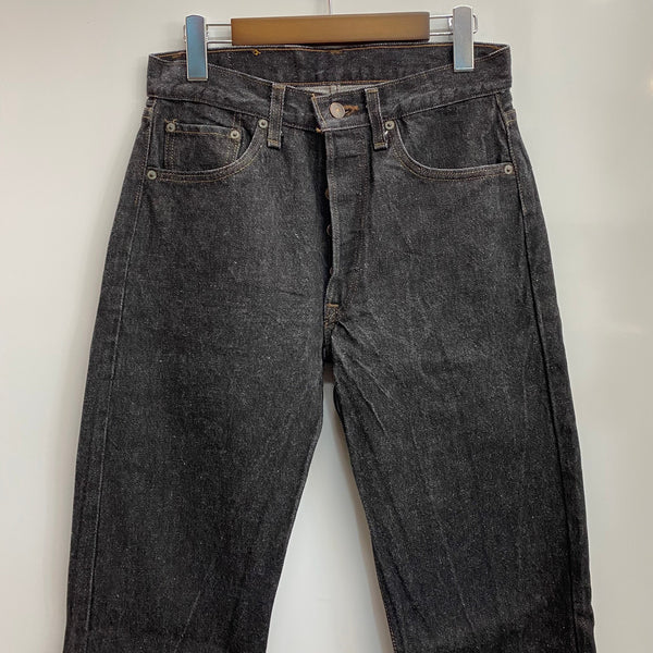 【曜日割引対象外】 リーバイス Levi's 80's 501 デッドストック 先染めブラック USA製 501-0658 デニム ブラック W30 L36サイズ 201MB-954 VB