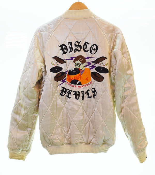 バル bal デビル 刺繍 リバーシブル スカジャン DISCO DEVIL  ジャケット ネイビー 103MT-1848