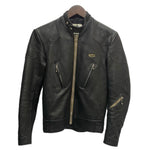 【曜日割引対象外】 ルイスレザー Lewis Leathers SUPER PHANTOM スーパーファントム シープスキン タイトフィット ジャケット ブラック 32サイズ 201MT-3444 VB