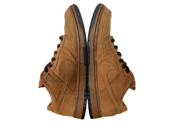 ナイキ NIKE 04年製 DUNK LOW PRO SB CARHARTT SHALE ダンク ロー プロ カーハート スケボー シューズ 茶 304292-224 メンズ靴 スニーカー ブラウン 29cm 104S-876