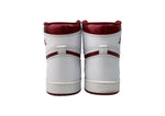 ナイキ NIKE 23年製 AIR JORDAN 1 HIGH 85 METALLIC BURGUNDY エア ジョーダン ハイ メタリック バーガンディ AJ1 シューズ 白 赤 BQ4422-161 メンズ靴 スニーカー ホワイト 27.5cm 104S-999