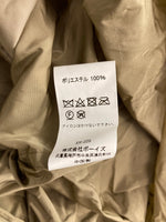 ダントン DANTON ポリエステル マイクロタフタ ハーフコート DT-A0137HCP サイズ38 ジャケット ベージュ 101MT-4045