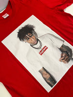 シュプリーム SUPREME 23AW NBA Youngboy ヤングボーイ プリント 赤 Tシャツ レッド Mサイズ 101MT-4452