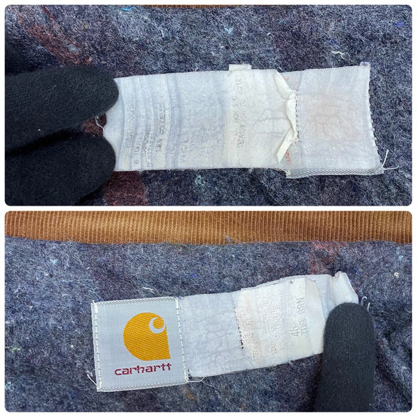 【曜日割引対象外】 カーハート Carhartt 80's 90's トラッカージャケット 裏地ブランケット ダック ジャケット ベージュ 201MT-3734 VB