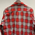 【曜日割引対象外】 ヴィンテージ vintage 60's シアーズ Sears プリントネル 長袖シャツ レッド Mサイズ 201MT-3860 VB