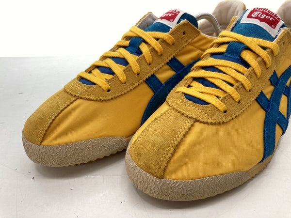 オニツカタイガー ONITSUKA TIGER TIGER CORSAIR VIN タイガー コルセア ヴィンテージ ローカット ランニング シューズ 黄 TH321N メンズ靴 スニーカー イエロー 27.5cm 104S-649