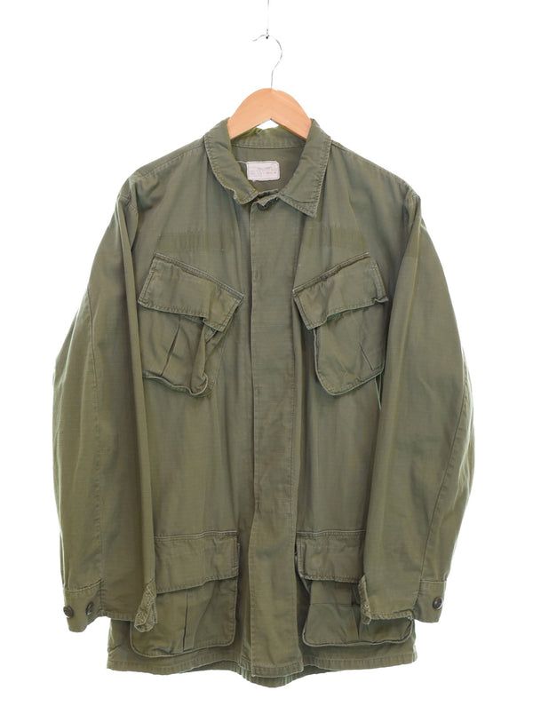 ミリタリー Military USARMY 60s ジャングルファティーグ 4th アメリカ軍 60's リップストップ 8405-935-4706 S-L ジャケット カーキ 103MT-3259