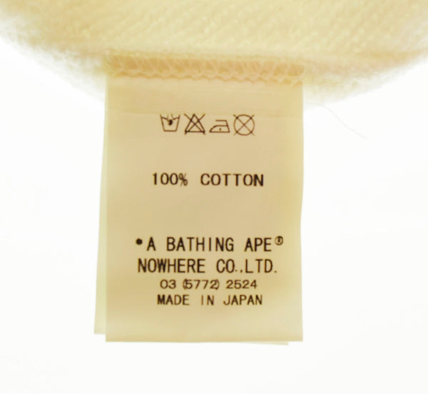 ア ベイシング エイプ A BATHING APE IN LUKEWARM WATER フィッシュパーカー パーカ プリント ホワイト Lサイズ 103MT-678