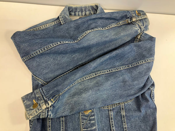 リー Lee 60’s 60年代前半 101-J  四角黒タグ ®有りデニムジャケット Gジャン トラッカージャケット ヴィンテージ vintage  40 REGULAR ジャケット ブルー 101MT-4491
