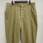 【曜日割引対象外】 ヴィンテージ vintage 60's US.ARMY COTTON U.T. TROUSERS RAPID ZIP チノパン ベージュ 36×32サイズ 201MB-923 VB
