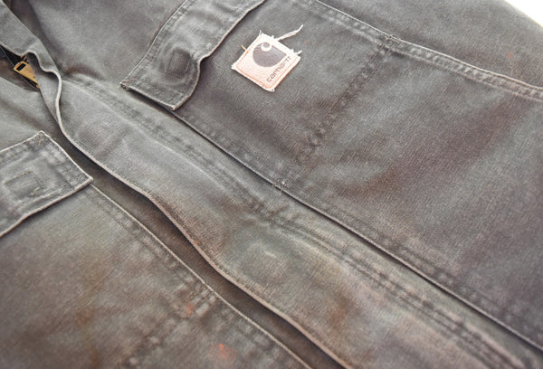 カーハート Carhartt MEXICO製 C28 DUCK WORK JACKET traditional トラディショナル C28  ジャケット グリーン Lサイズ 103MT-3532