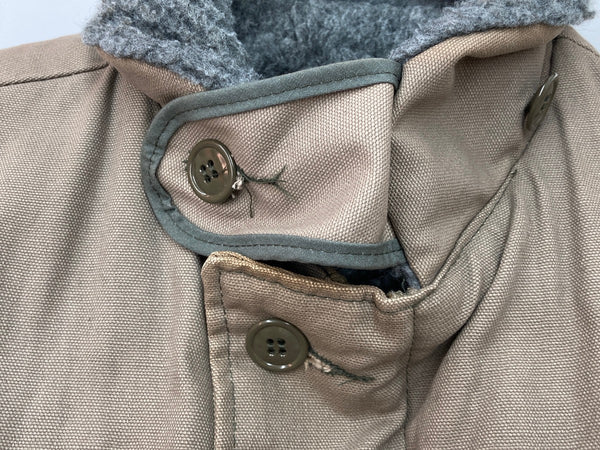 ミリタリー Military 60s 60年代 N-1 デッキジャケット MILITARY ミリタリー 民間品 ステンシル ボア EMAR ZIP サイズ42 ジャケット プリント グレー 104MT-2254