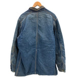 オシュコシュ OSHKOSH B'GOSH 60's 60年代 デニム カバーオール チョアコート ブランケット付き ライナー 横縞 VINTAGE ヴィンテージ ジャケット ブルー 101MT-5080