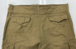ミリタリー Military 50s 50年代 French Army フランス軍 Ｍ47 前期 無地 カーゴパンツ カーキ サイズ37 104MB-375