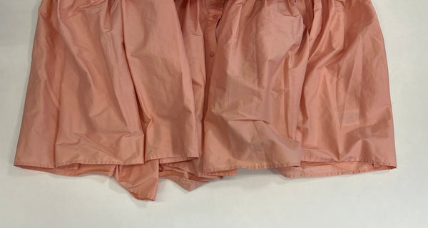 ラルフローレン RalphLauren ラッフルトリム コットンブレンド ドレス フリル ティアード ワンピース ピンク 4 101LT-147