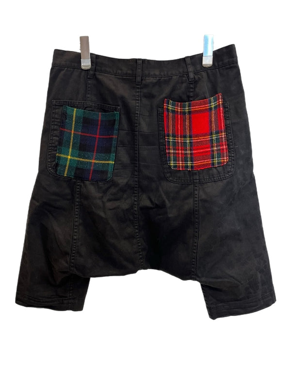 コムデギャルソン COMME des GARCONS ブラック  BLACK サルエルハーフパンツ ショートパンツ 黒 1E-P230 ハーフパンツ ブラック Sサイズ 101MB-742