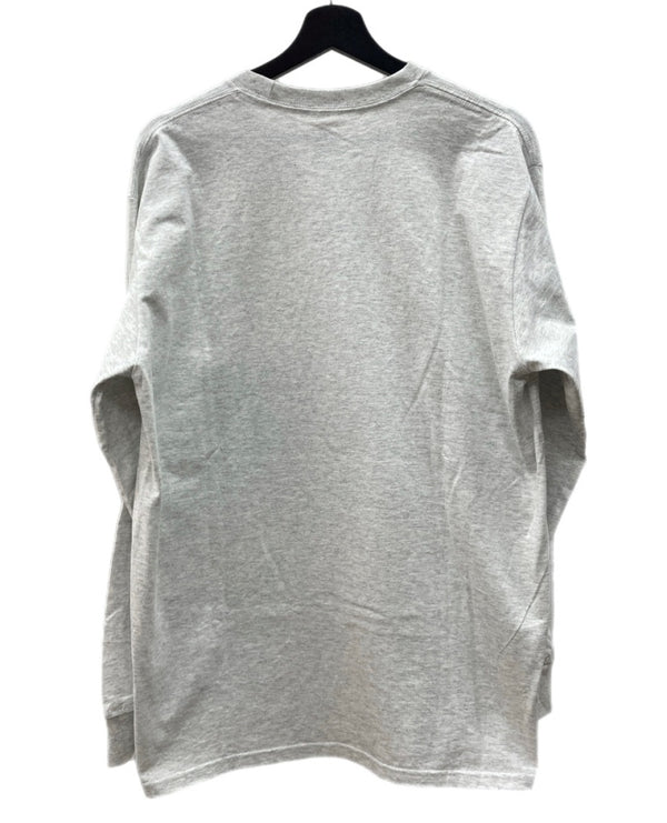 シュプリーム SUPREME × Thrasher スラッシャー Multi Logo L/S Tee マルチ ロゴ ロング スリーブ Tシャツ 長袖 灰 ロンT ロゴ グレー Lサイズ 104MT-1825