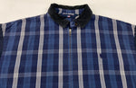 ラルフローレン RalphLauren Polo Sport ポロ スポーツ  90's CHECK SWING TOP チェック スウィングトップ 襟コーデュロイ 紺 ジャケット チェック ネイビー Mサイズ 104MT-2298