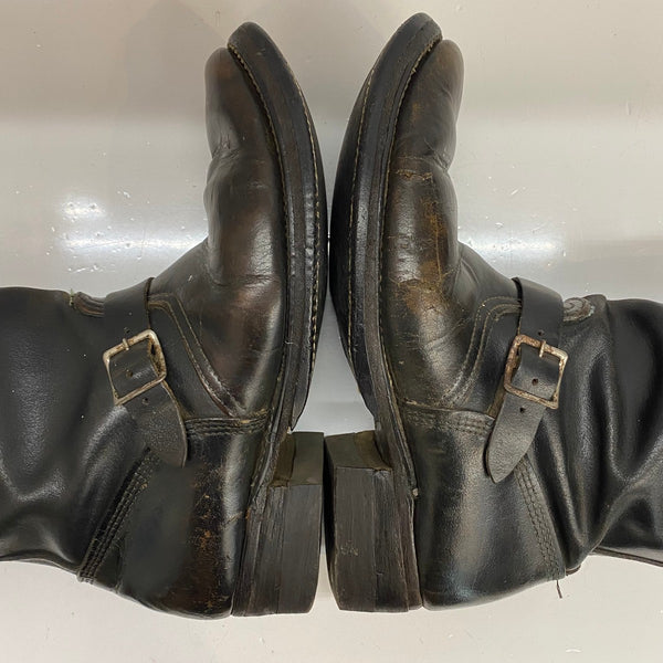 【曜日割引対象外】 ヴィンテージ vintage 40's 50's US.ARMY エンジニアブーツ メンズ靴 ブーツ エンジニア ブラック 201-shoes1376 VB