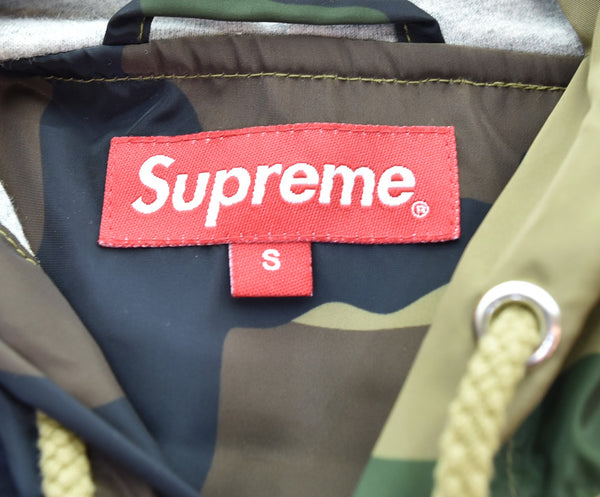 シュプリーム SUPREME 17SS Vertical Logo Hooded Coaches Jacket CAMO フーデッドコーチジャケット ジャケット マルチカラー Sサイズ 103MT-3095