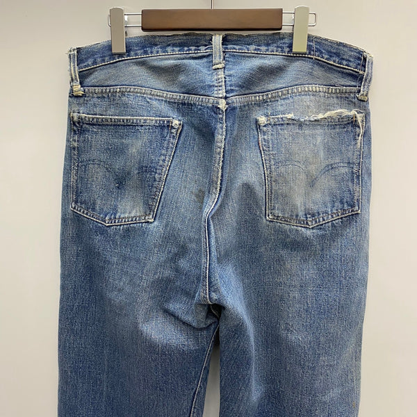 【曜日割引対象外】 ヴィンテージ vintage 50's リーバイス Levi's 501XX 革パッチ デニム ブルー W35サイズ 201MB-845 VB
