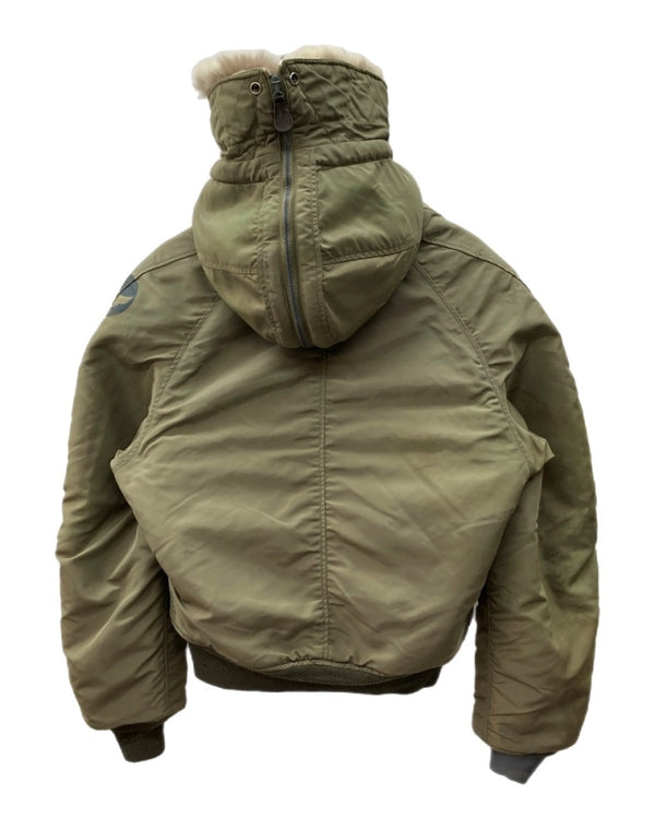 バズリクソンズ BUZZ RICKSON'S Type N-2 FLIGHT JACKET フライト ジャケット ミリタリー AIR FORCE ファー ジップアップ アウター オリーブ 緑 M13523 ジャケット 無地 カーキ Mサイズ 104MT-1763