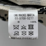 【中古】ワコマリア WACKO MARIA BUCKET HAT バケットハット レオパード柄 21FW-WMA-HA02 帽子 メンズ帽子 ハット ホワイト Lサイズ 201goods-659