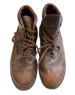 レッドウィング RED WING 90s Vintage ヴィンテージ 976 Work Hiking Boots プリント羽タグ USA製 茶 レザーブーツ メンズ靴 ブーツ ワーク ブラウン サイズ 11D 101-shoes1799