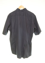 ジルサンダー JIL SANDER  ストレッチ レギュラーカラー 半袖シャツ JSMK740826 43 半袖シャツ ネイビー 103MT-2957