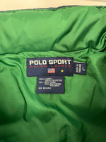 ラルフローレン RalphLauren 90s 90年代 POLO SPORT ポロスポーツ ダウンジャケット 紺 ジャケット ネイビー Lサイズ 101MT-5117
