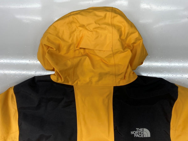 ザノースフェイス THE NORTH FACE MOUNTAIN PARKA マウンテン パーカー ダブルジップ フーディ アウトドア アウター ジャケット 黄 NF0A3BCD ジャケット ロゴ イエロー Mサイズ 104MT-2195