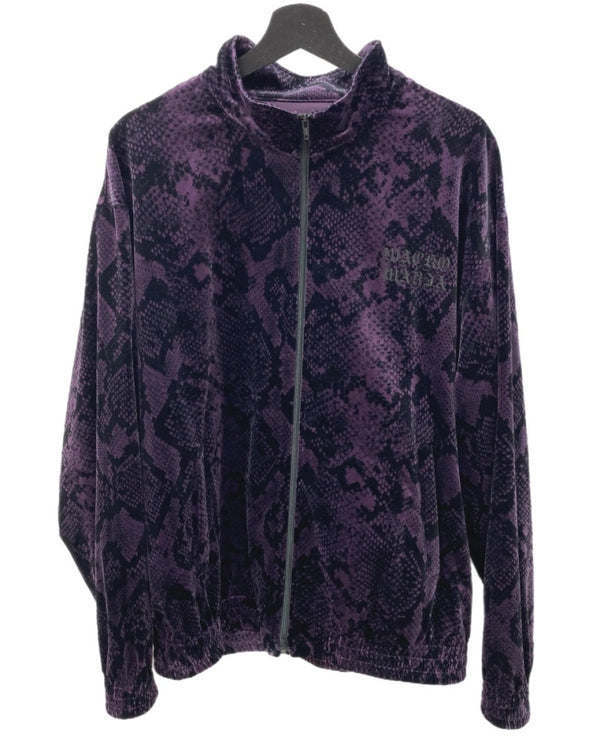 ワコマリア WACKO MARIA 21FW PYTHON VELVET JACKET パイソン ベルベット ジャケット 紫 ジャケット 総柄 パープル Mサイズ 104MT-1461