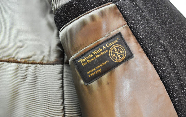 ルードギャラリー RUDE GALLERY RUDE GALLERY BLACK REBEL ブラックレーベルチェスターコート  ジャケット ブラック Lサイズ 103MT-3313