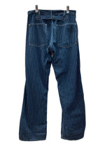 シュガーケーン SUGAR CANE 9oz. WABASH STRIPE ENGINEER PANTS ウォバッシュ ストライプ インディゴ ワーク シンチバック 紺 ストライプ SC40786 ボトムスその他 ネイビー W32 L32 104MB-271