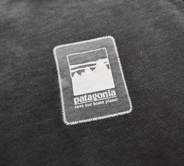 パタゴニア PATAGONIA ALPINE ICON REGENERATIVE ORGANIC PILOT COTTON CREW SWEATSHIRTスウェットシャツ 39613 スウェット ブラック LLサイズ 103MT-3433