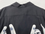 ワコマリア WACKO MARIA 23SS 2PAC HAWAIIAN SHART ハワイアン レーヨン シャツ 黒 半袖シャツ 総柄 ブラック Lサイズ 104MT-1644
