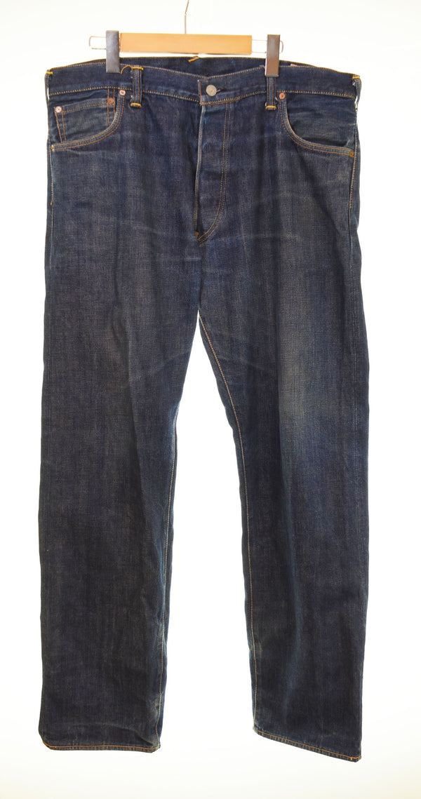 エヴィス EVISU Lot2000 No2 イエロービッグカモメ デニムパンツ LOT2000 デニム ブルー 38 103MB-551