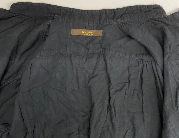 【曜日割引対象外】 キャピタル KAPITAL コットン チャイナ シャツ ジャケット ブラック Lサイズ 201MT-4128 VB