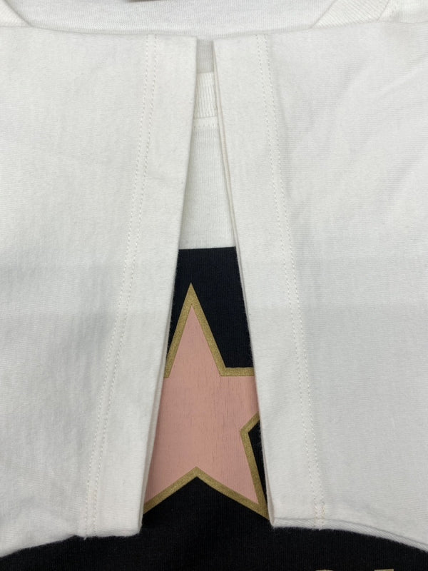 グッチ GUCCI 22SS LOVE PARADE LOS ANGELES TEE 半袖 Tシャツ スター 星 プリント 半袖 白 Tシャツ ロゴ ホワイト Mサイズ 104MT-2337