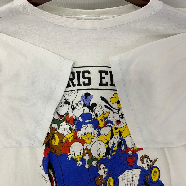 【曜日割引対象外】 チャンピオン Champion 80's 80s 80年代 ディズニー Disney プリント Tシャツ ホワイト XLサイズ 201MT-3632 VB