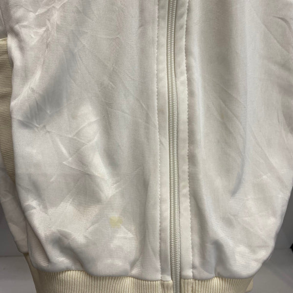 【曜日割引対象外】 アディダス adidas 70's 80's ATP トラックジャケット USA製 ジャージ ホワイト Mサイズ 201MT-4842 VB