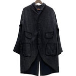 【曜日割引対象外】 キャピタル KAPITAL ビーチクロスコート ジャケット ネイビー Mサイズ 201MT-4493 VB